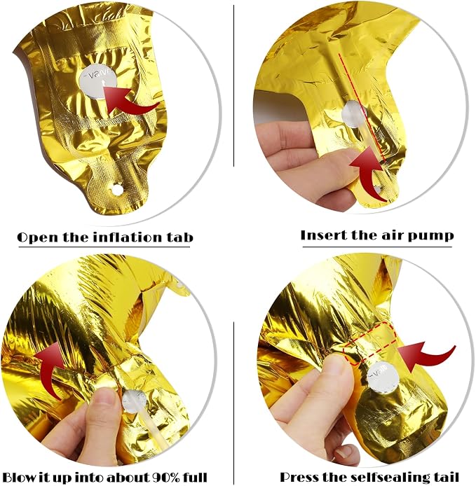 Gold 21 Balloon - Image 5