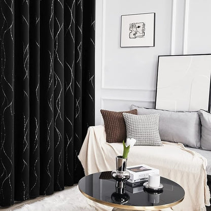 Deconovo Living Room Curtains 84 Inches Long, Thermal Insulated, Room Darkening - Image 7