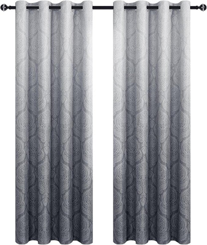 DWCN Ombre Blackout Curtains for Bedroom - Image 9