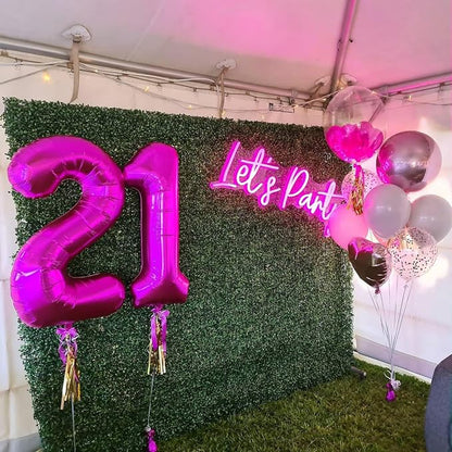 Rosy Purple 0 Balloon - Image 3