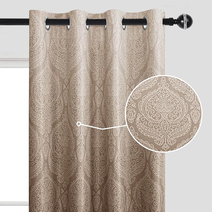 DWCN 100% Blackout Curtains for Bedroom 84 Inch Long - Image 3