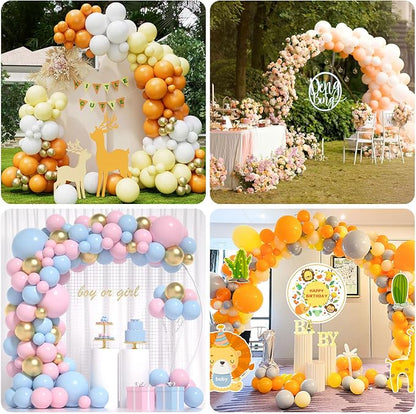 Arch Balloon Stand Kit, 8.2ft & 5ft Free Bending Soft Balloon Flower Backdrop - Image 7