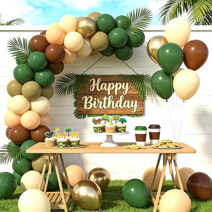 Green and Brown Balloons Set - Image 2