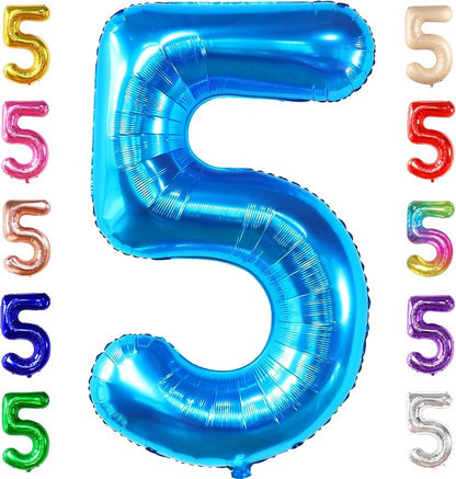 KatchOn Giant Blue Number 5 Balloon by KatchOn