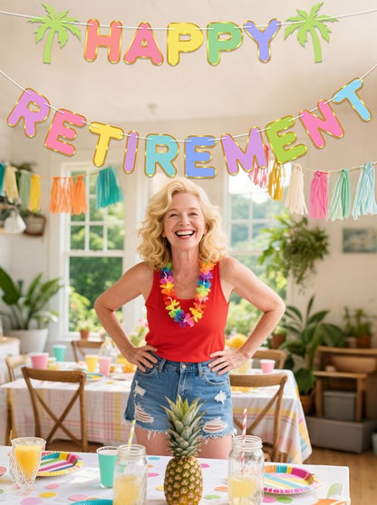 Pre-Strung Happy Retirement Banner - Image 5