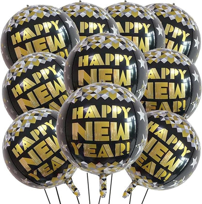 22 Inch Happy New Year Mylar Balloons by KALOR