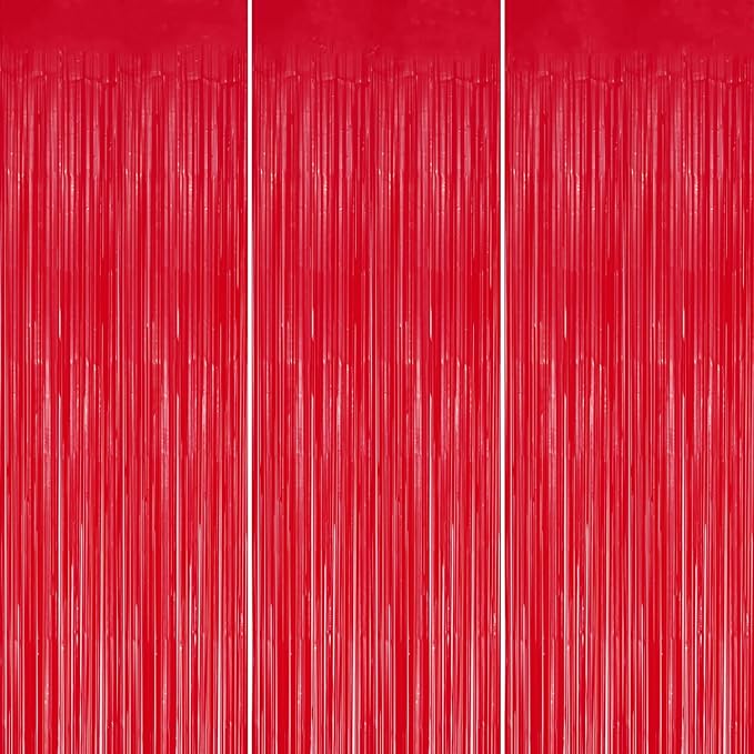 DECOCKRAT 3 Pack Foil Fringe Backdrop by DECOCKRAT