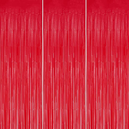 DECOCKRAT 3 Pack Foil Fringe Backdrop by DECOCKRAT