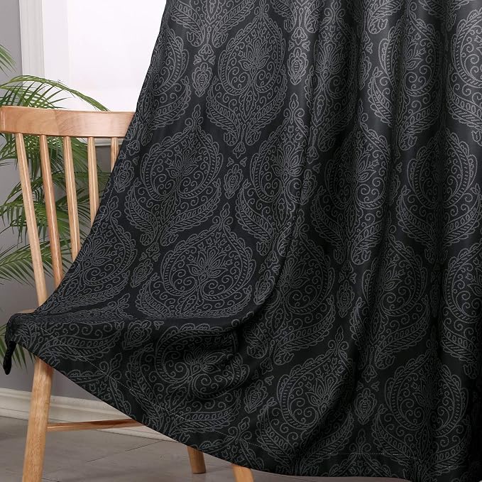 DWCN Ombre Blackout Curtains for Living Room - Image 2