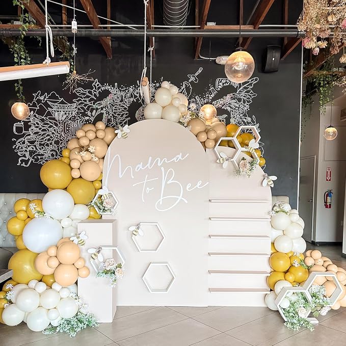 Mustard Yellow Balloon Garland Kit - Image 2