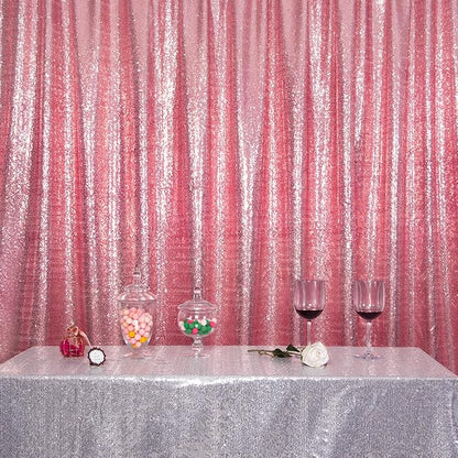 SquarePie 7x7ft Fuchsia Pink Sequin Backdrop, High Density Non-Transparent - Image 8