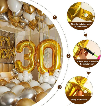 Number Balloons 50 Balloon 40 inch Gold - Image 5