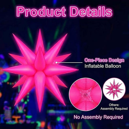 102Pcs Neon Glow Balloons Arch Kit - Image 6