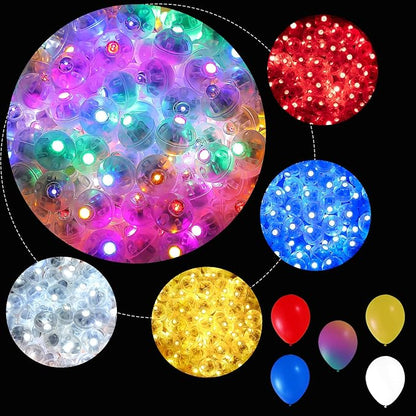 ZGWJ 100PCs 10 Colors Balloon Lights Mini, Battery Powered, Long Standby Time by ZGWJ