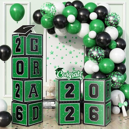 Green Graduation Decorations 2026 by Froova