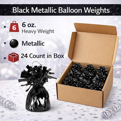 ROYALHOUSE Metallic Wrapped Balloon Weights - Image 2