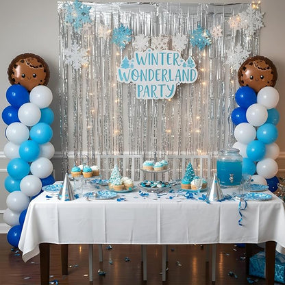Jenaai 2 Set 163 Pcs Cookie Party Balloons Column Stand Kit Chocolate Chip - Image 7