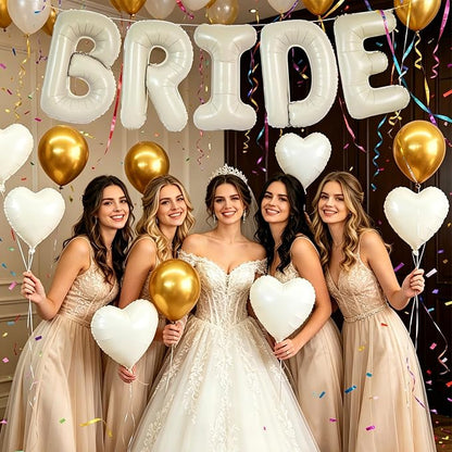 TONIFUL 40 Inch Giant Bride Balloon Bachelorette Party Decorations - Image 3
