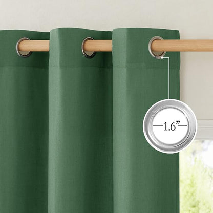 NICETOWN Short Thick Linen Curtains - Image 2