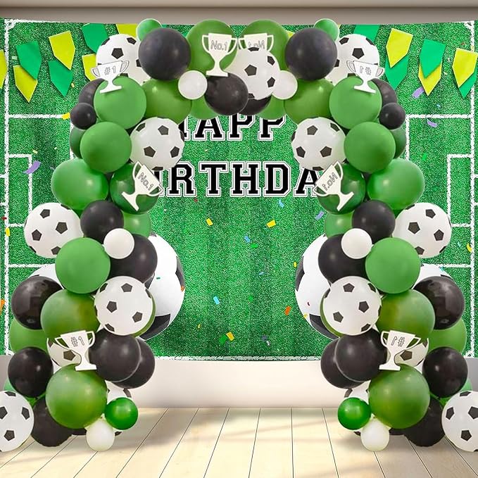 Football Balloons Garland Arch Kit - Image 7