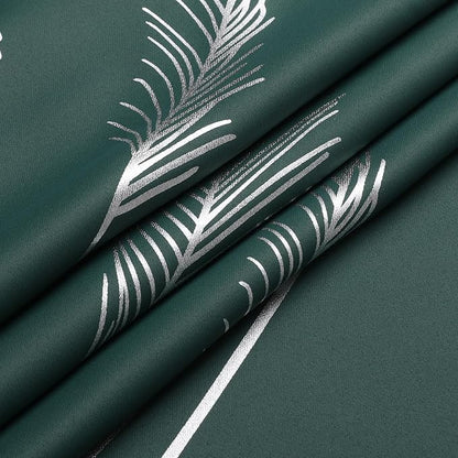 Green Blackout Curtains for Living Room 102 Inches Long, Room Darkening Energy - Image 8