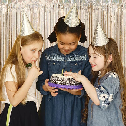 10 Pack Sparkle Champagne Foil Curtain Backdrop 3.2ft x 9.8ft Metallic Tinsel - Image 6