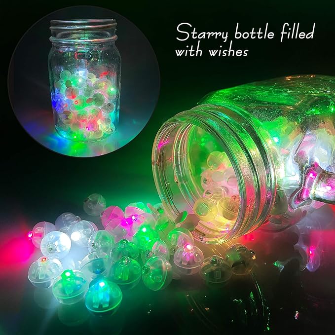 Aogist 100pcs Balloon Lights, Long Standby Time Waterproof Twinkle Mini Light - Image 6