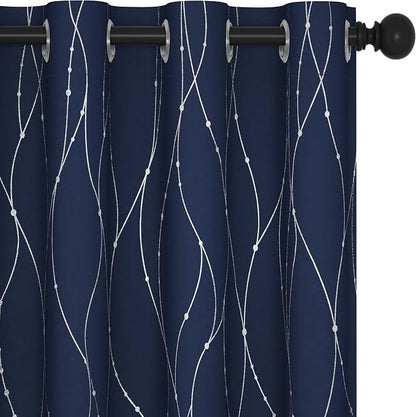Deconovo Living Room Curtains 45 Inches Long, Thermal Insulated, Room Darkening by Unknown