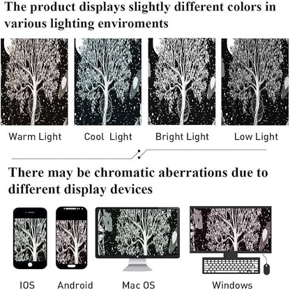 HMS Happy Memories Door Curtain, Tree of Life, 1 Panel | Rod Pocket, Thermal - Image 9