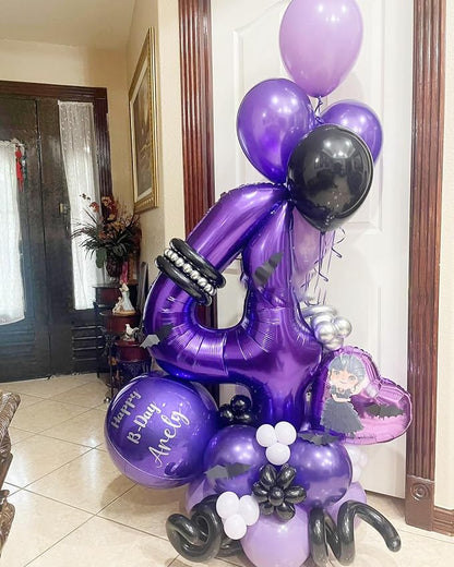 Purple 4 Balloon - Image 2