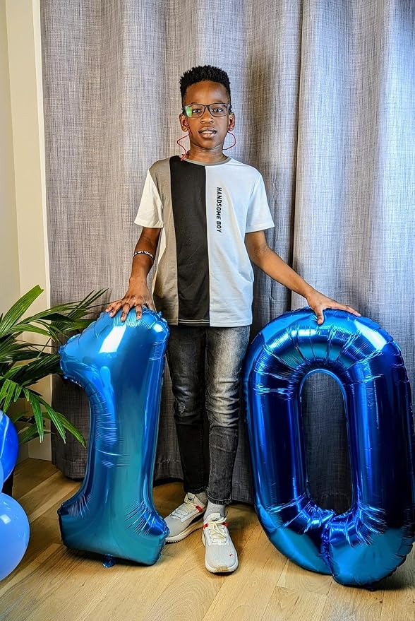 Navy Blue 10 Balloon - Image 2