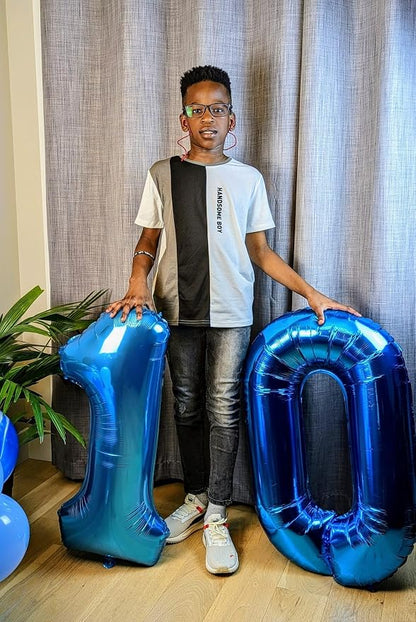 Navy Blue 10 Balloon - Image 2