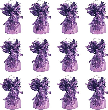 Beistle Metallic Wrapped Balloon Weight – 12 Pack, Party Decoration Accessories by Beistle