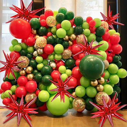 8 Pcs Red Star Balloons, 27/22 inch One-Piece Explosion Balloons Aluminum Foil - Image 5