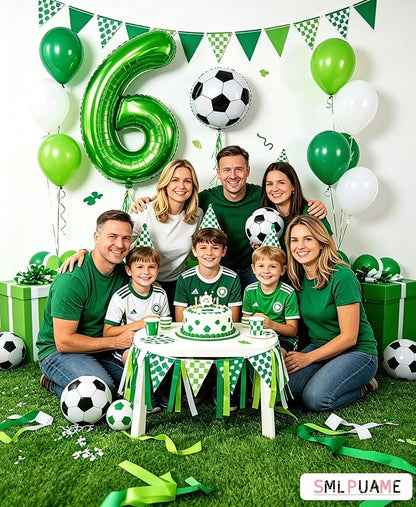 40 inch Number Balloon 0-9 Green Large Number 6 Balloons, Digital Balloons - Image 2