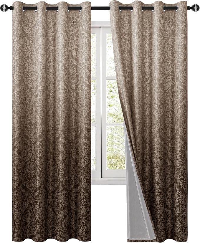 DWCN 100% Blackout Curtains for Bedroom 90 Inch Long - Image 9