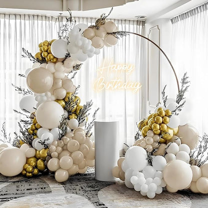 Sand White Latex Balloons 12 Inch 100 Pack Matte Latex Balloons - Image 5