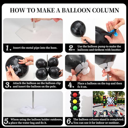 Traffic Light Balloon Column Stand Kit 2 Sets - Image 5