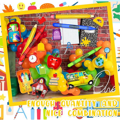 35 Pcs Welcome Back to School Balloons Arch Kit Pencil Balloon Kit Composition - Image 5