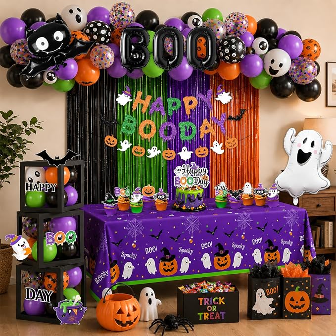 Happy Booday Party Decorations, Halloween Birthday Decorations - Image 6