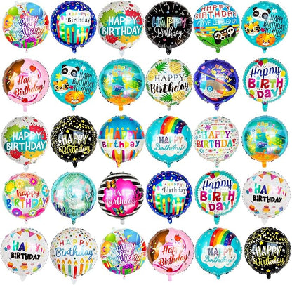 150 Pcs Happy Birthday Mylar Balloons by ZHWKMYP