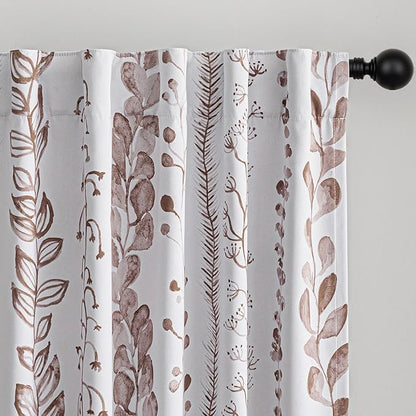 95% Blackout Curtains for Bedroom, Thermal Insulated Privacy Protection Back by MEETSKY