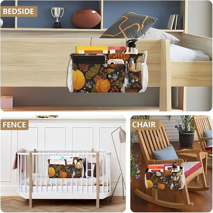 Bedside Caddy Metal Frame Hanging Organizer Bunk Bed Dorm Accessories Hook And - Image 8