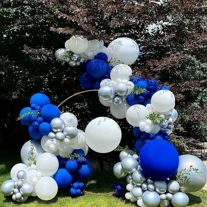 BAUANOOY 100pcs Royal Blue Balloons 12 inch, Baby Shower, Birthday Party - Image 7