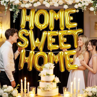 Gold HOME SWEET HOME Letter Balloon - Image 5