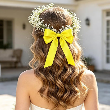 1In 30Yards Lemon Yellow Satin Ribbon - Image 8