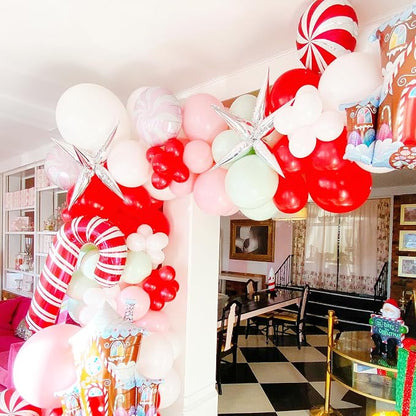 Voircoloria 66pcs Red Latex Party Balloons, 12inch | - Image 5