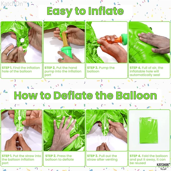 KatchOn Green number 10 balloon 40 Inch - Image 5