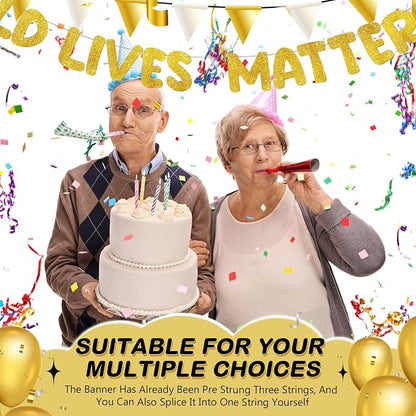 Fulmoon Pre Strung Banner 6.56 ft Funny Birthday Retirement Party Decorations - Image 4