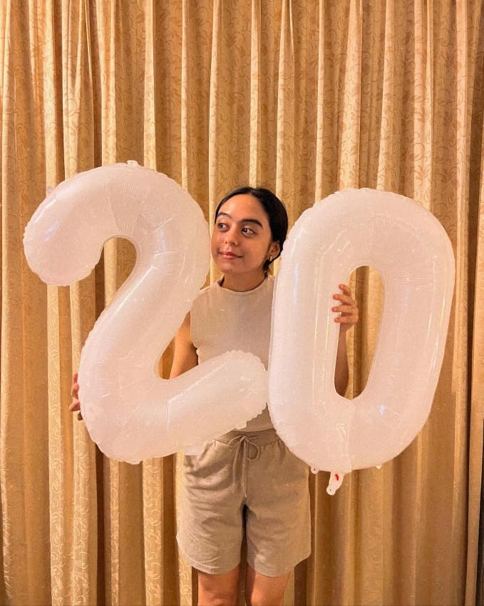 White 7 Balloon - Image 8